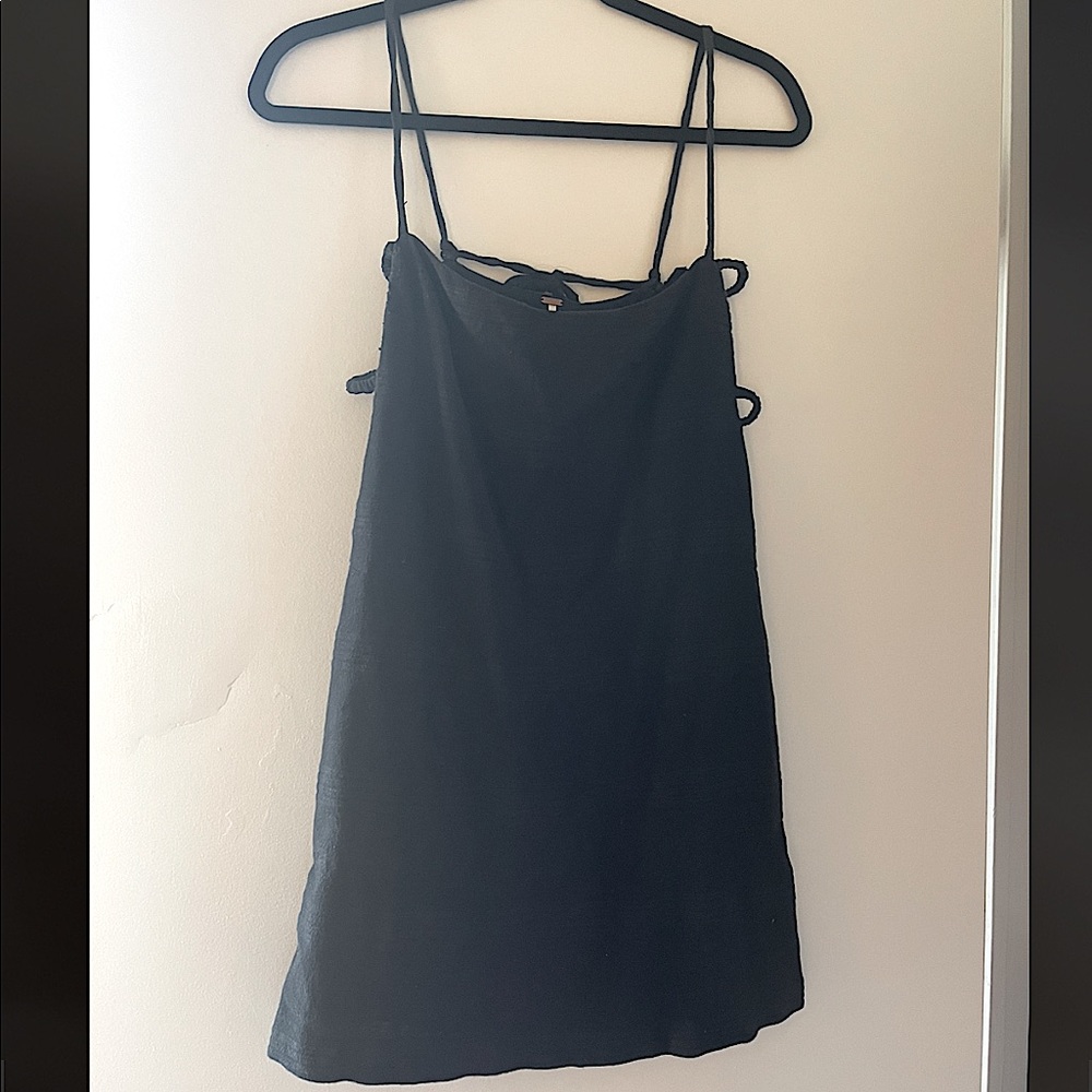 Black Free People Dress with open side slits, size XS